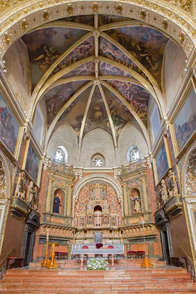 Cordoba Španělsko Května 2015 Presbytář Kostele Iglesia San Augustin Freskou — Stock fotografie