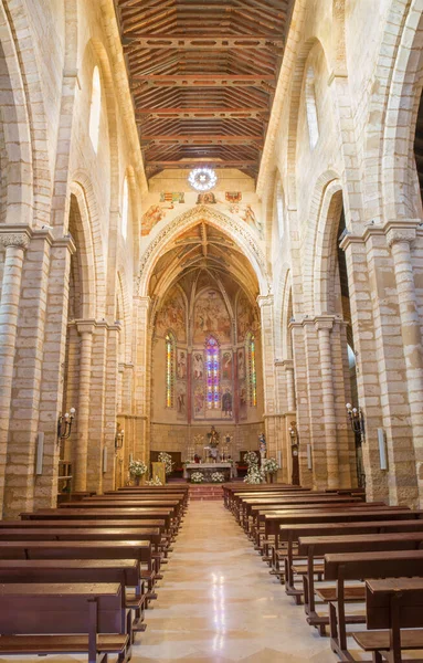 Cordoba Hiszpania Maj 2015 Gotycka Nawa Średniowiecznego Kościoła Iglesia San — Zdjęcie stockowe