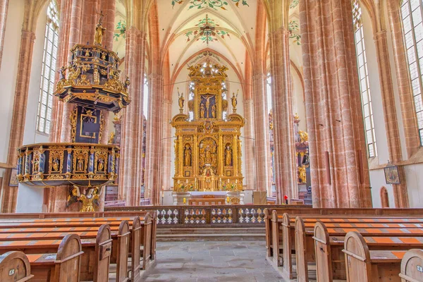 Neuberg Der Murz Österreich September 2015 Das Kirchenschiff Des Gotischen — Stockfoto