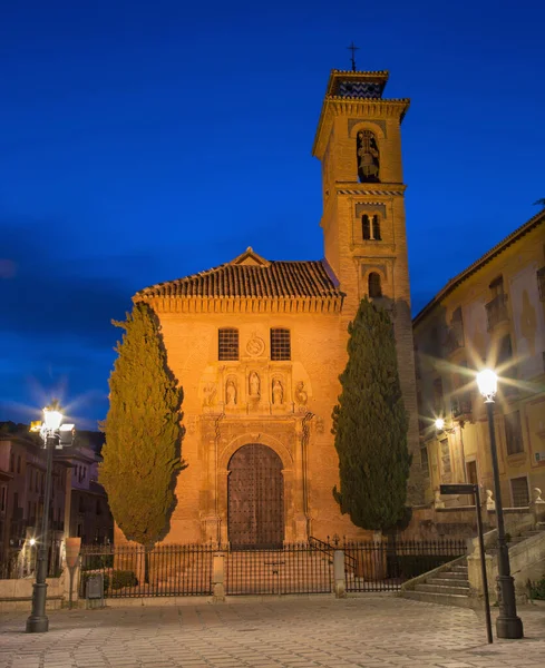 Granada Szent Anna Templom Tér — Stock Fotó