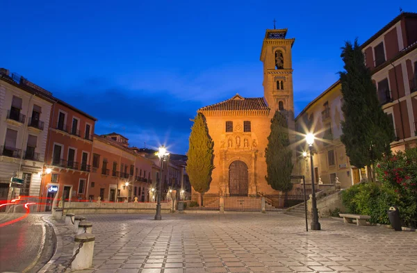 Granada Spain May 2015 Ann Church Square — Stock Photo, Image