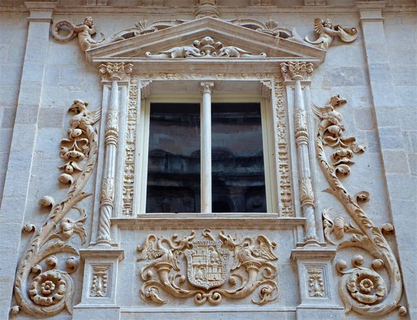 Granada Espanha Maio 2015 Detalhe Portal Renascentista Barroco Colegio Ninas — Fotografia de Stock