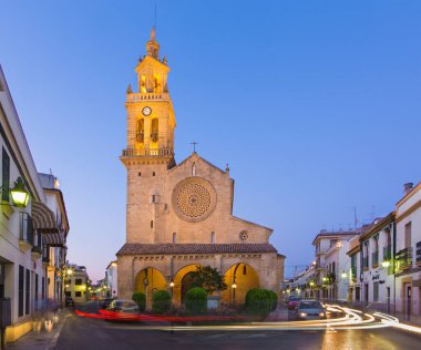 CORDOBA, İspanya - 27 Mayıs 2015: Mudejar Kilisesi Iglesia de San Lorenzo