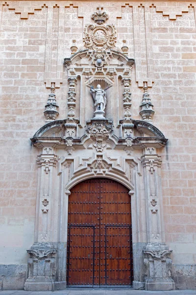 Cordoba Spain May 2015 Baroque Portal Church Real Colegiata San — Stock Photo, Image