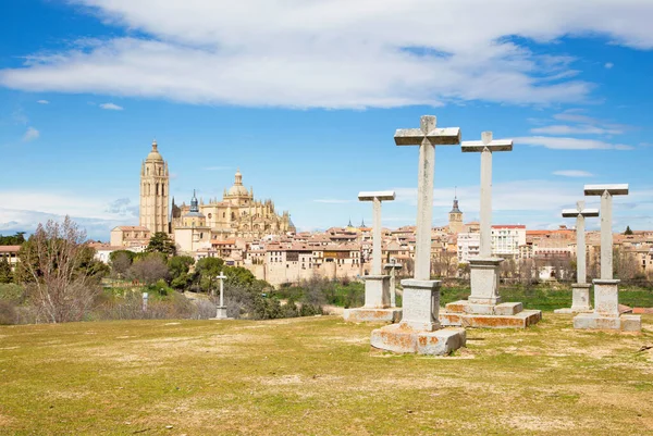 Segovia Cathedral Nuestra Senora Asuncion San Frutos Segovia Cosses — Stock Photo, Image