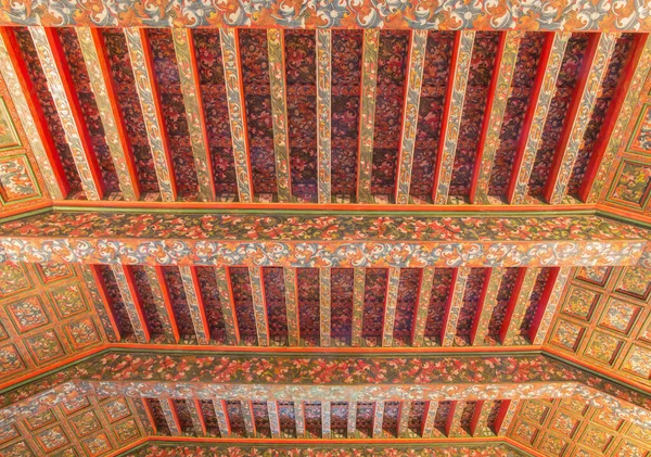 Segovia Spain April 2016 Painted Ceiling Sacristy Church Monasterio San — Stock Photo, Image