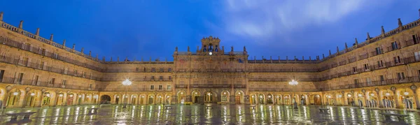 Salamanca España Abril 2016 Panorama Plaza Mayor Atardecer — Foto de Stock