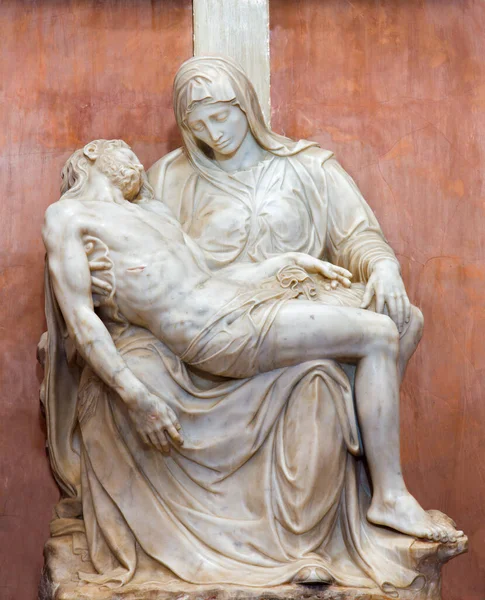 Avila Spanien April April 2016 Die Marmorskulptur Der Pieta Von — Stockfoto