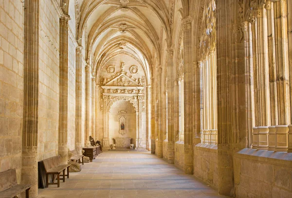 Segovia Spain April 2016 Gothic Atrium Cathedral Our Lady Assumption — 图库照片