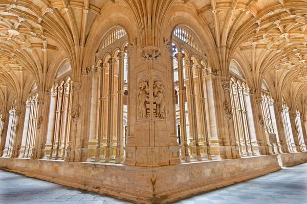 Salamanca Spain April 2016 Gothic Atrium Monastery Convento San Esteban — 스톡 사진