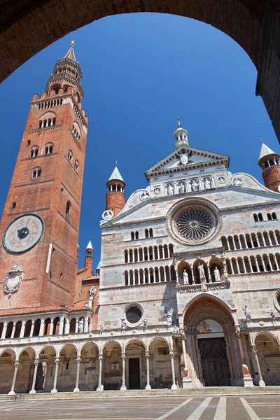 Cremona Catedral Asunción Santísima Virgen María — Foto de Stock