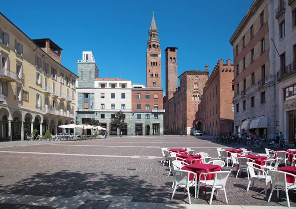 Cremona Italy May 2016 Piazza Cavour Square — Stock Photo, Image