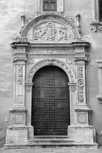 Granada España Mayo 2015 Portal Del Palacio Arzobispal Desde Año —  Fotos de Stock