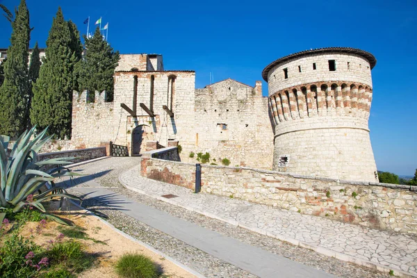 Brescia Das Schloss Über Der Stadt — Stockfoto