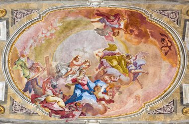 BRESCIA, İtalya - 23 Mayıs 2016: Sant 'Afra Kilisesi' nin Sante Cattaneo (18 cent..)