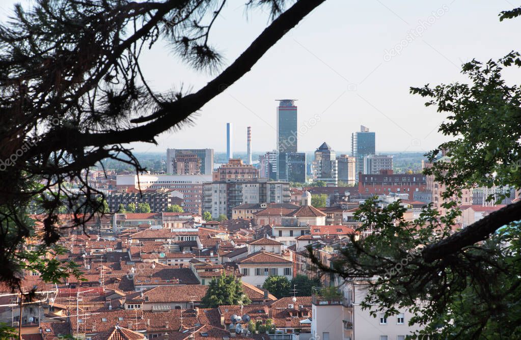 Brescia - The outlook over the city.