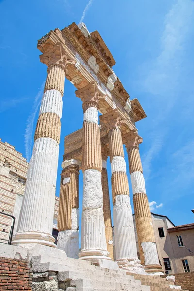 Brescia Les Ruines Romaines Capitolium — Photo