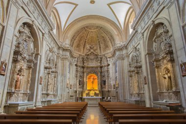 SALAMANCA, İspanya, APRIL - 17, 2016: Barok Barok Kilisesi Capilla de San Francesco.