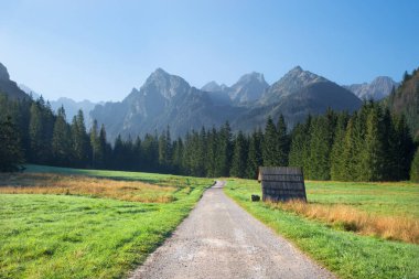 Yüksek Tatras - Bielovodska Vadisi 'nin Panoraması