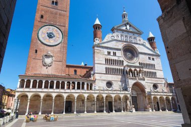 CREMONA, İTALYA - 24 Mayıs 2016: Kutsal Bakire Meryem 'in Katedrali.