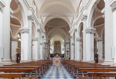 BRESCIA, İtalya - 23 Mayıs 2016: Chiesa di San Giovanni Evangelista Kilisesi.