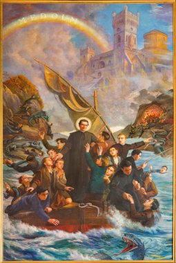TURIN, İTALYA - 15 Mart 2017: Don Bosco 