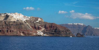 Santorini - Kalera uçurumlarındaki Oia (Ia).