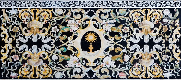 Modena Italia Abril 2018 Mosaico Piedra Pietra Dura Con Eucaristía —  Fotos de Stock