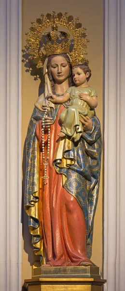 Зарагоза Испания Марта 2018 Года Картина Михаила Архангела Церкви Иглесия — стоковое фото