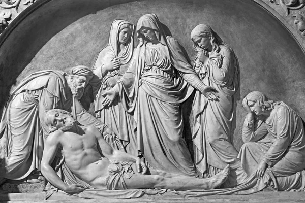 意大利 2017年3月16日 萨尔瓦托雷 雷韦利 Salvatore Revelli 1816 1859 Relief Deposition — 图库照片