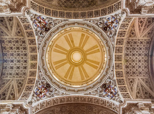 Zaragoza Spain March 2018 Cupola Church Iglesia Santiago Mayor James — стокове фото