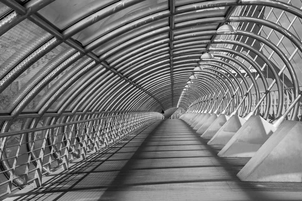 Zaragoza Most Třetího Tisíciletí Puente Del Tercer Milenio — Stock fotografie