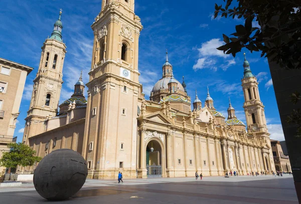 Zaragoza España Marzo 2018 Basílica Del Pilar —  Fotos de Stock