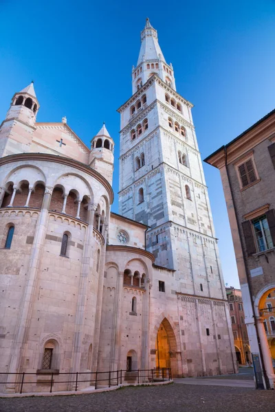 Modena Kopuła Duomo Cattedrale Metropolitana Santa Maria Assunta San Geminiano — Zdjęcie stockowe