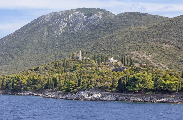 Croatia Coast Chapels Trpanj Village Peliesac Peninsula — Stock Photo, Image