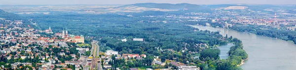 Wenen Klosterneuburg Met Het Klooster Het Zomerland — Stockfoto