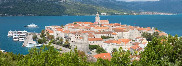 Croatia Old Town Korcula — Stock Photo, Image