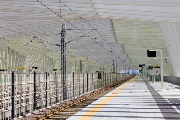 Reggio Emilia Itália Abril 2018 Estação Ferroviária Reggio Emilia Mediopadana — Fotografia de Stock