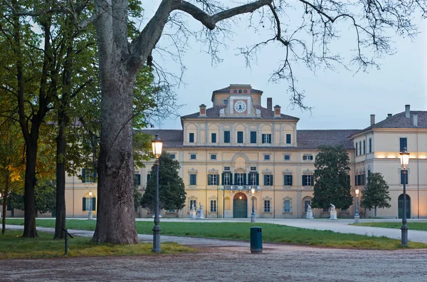 Parma Italy April 2018 Palace Azzo Ducale Ducal Palace Dusk — 图库照片