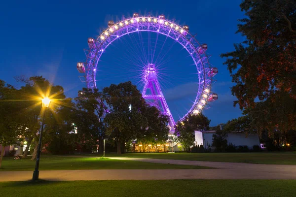 Viena Roda Gigante Parque Prater — Fotografia de Stock