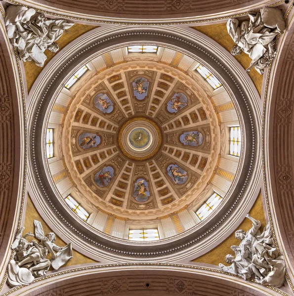 Reggio Emilia Italia Aprile 2018 Cupola Della Cupola Duomo Progettata — Foto Stock