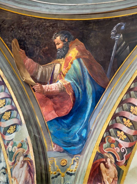 Regio Emilia Italy April 2018 Fresco One Doctor Church Cupola — стокове фото