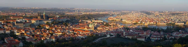 Prag Petrin Den Kasaba Panoraması — Stok fotoğraf