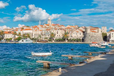 Hırvatistan - Eski Korcula kenti.