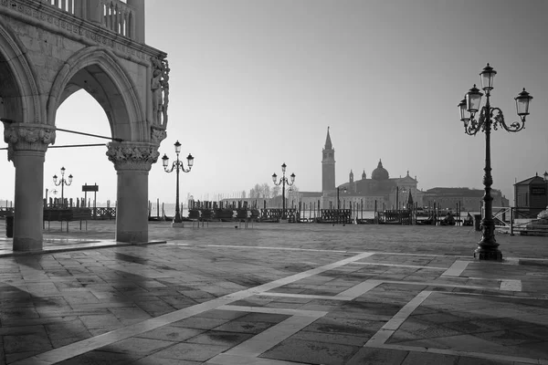 Venecia Palacio Ducal Plaza San Marcos Iglesia San Giorgio Maggiore — Foto de Stock