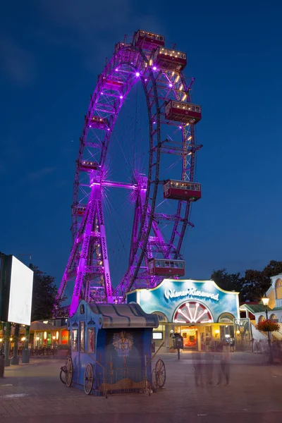 Vienna Áustria Julho 2018 Roda Gigante Parque Prater — Fotografia de Stock