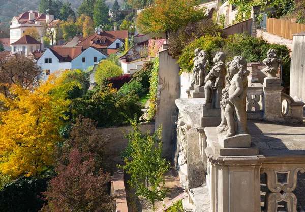 Praga Jardín Ledeburska Bajo Castillo —  Fotos de Stock