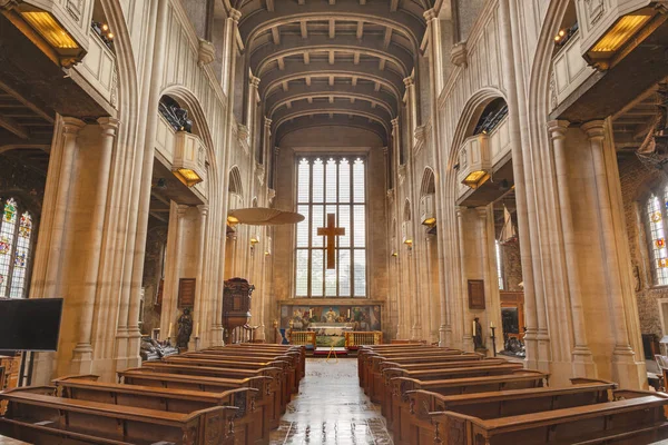 Londres Gran Bretaña Septiembre 2017 Nave Iglesia All Hallows — Foto de Stock