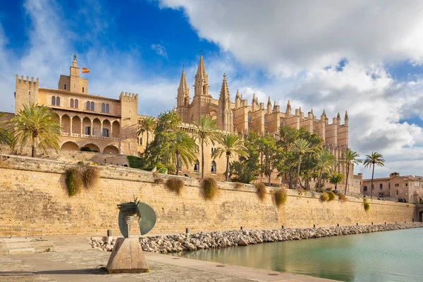 Palma Majorque Cathédrale Seu Palais Almudaina — Photo