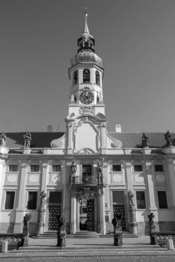 Prague - The facade of Loreto baroque church.